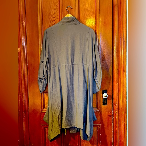 Light Gray Jacket Dress - Picture 3 of 3